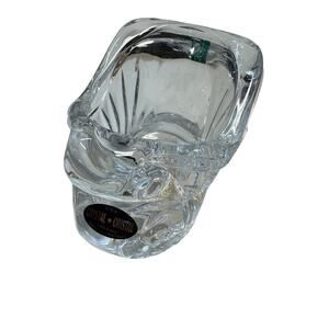 Christmas Sleigh / Crystal / St George Crystal / vintage